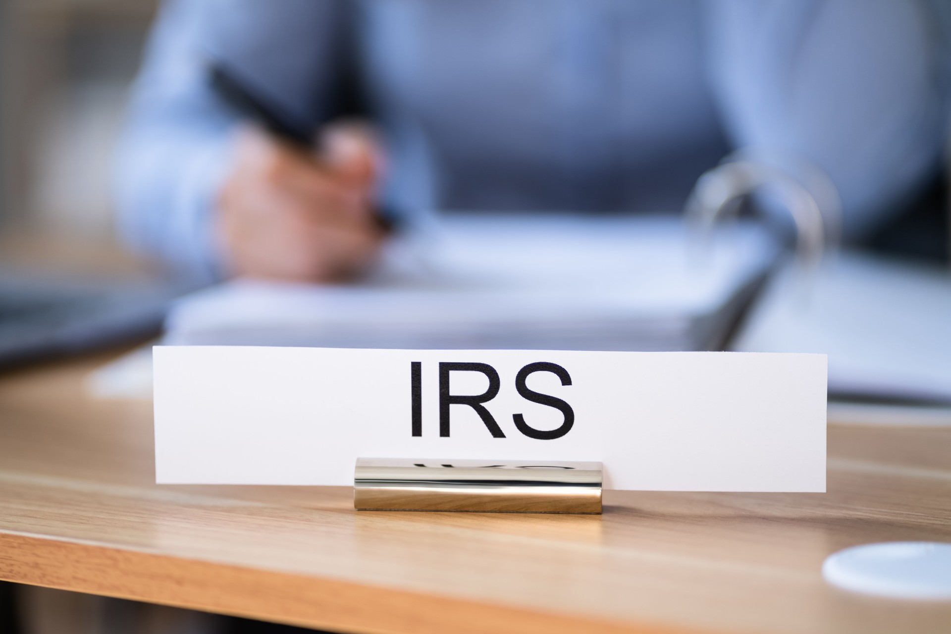 IRS Tax Audit Name Plate